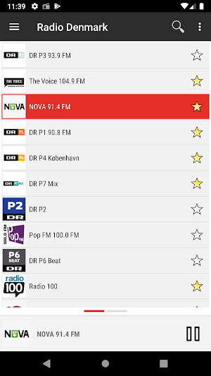 Radio Denmark : Online Danish radios Screenshot 1