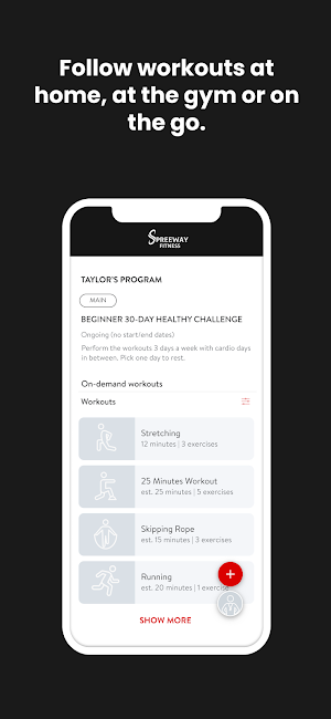 SpreeWayFitness Screenshot 2