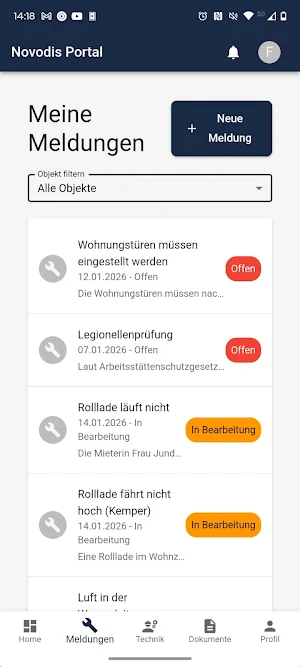 Novodis Portal Screenshot 0