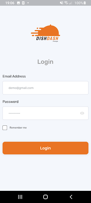 DishDash Delivery Screenshot 0