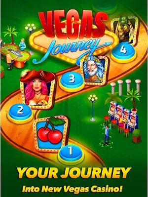 Vegas Journey: Real Casino Slots with Free Bonus Screenshot 1
