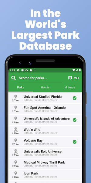 LogRide - Theme Park Database Screenshot 2