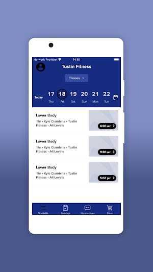 Tustin Fitness Screenshot 2