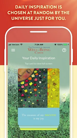 The Teachings of Abraham Well-Being Cards Screenshot 2