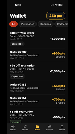 Happy Valley Genetics Rewards Screenshot 3