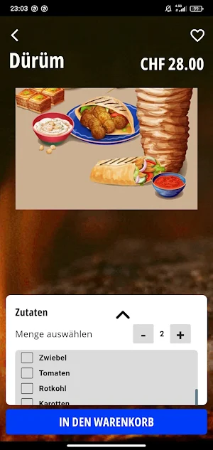 Merkur Pizzeria Screenshot 2