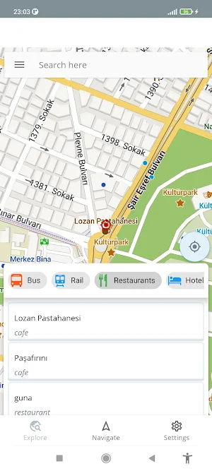 Izmir Turkey Offline Map Screenshot 0