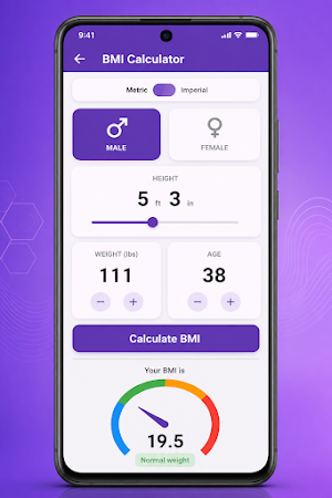 My Age Calculator: BMI & DOB Screenshot 0