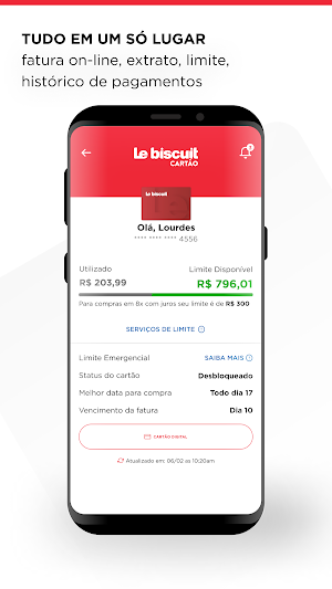 Le biscuit Cartão Screenshot 1