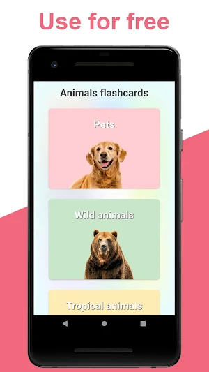 Animals for Kids - Flashcards Screenshot 0