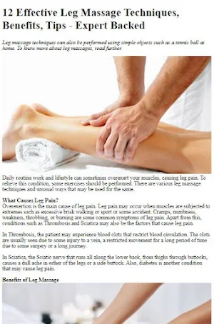 How to Do a Leg Massage Screenshot 1