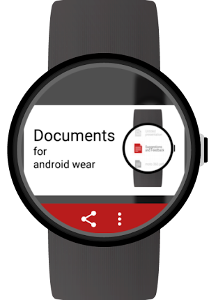 Documents for Wear OS (Android Wear) Screenshot 1