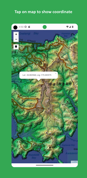 Waiheke Island Offline Topo Screenshot 2