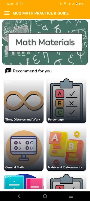 MCQ Math Practice & Guide Screenshot 3
