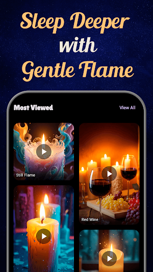Candle Flame Meditation Relax Screenshot 1