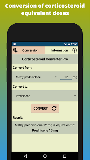 Corticosteroid Conversion: Corticoid & Steroids Screenshot 0