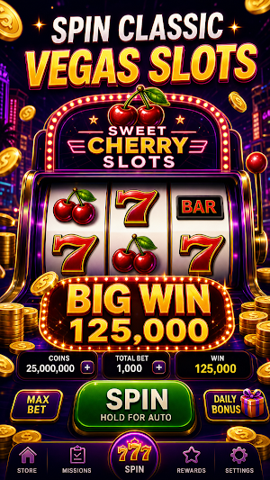 Sweet Cherry Slots - 777 Fun Screenshot 0