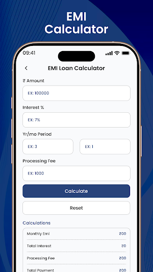 Aadhar Pe EMI Loan Calculator Screenshot 3