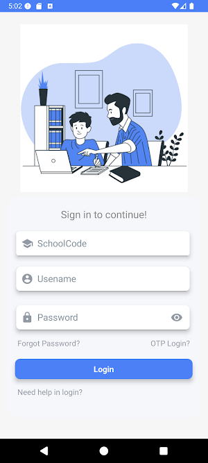 svm student app Screenshot 0
