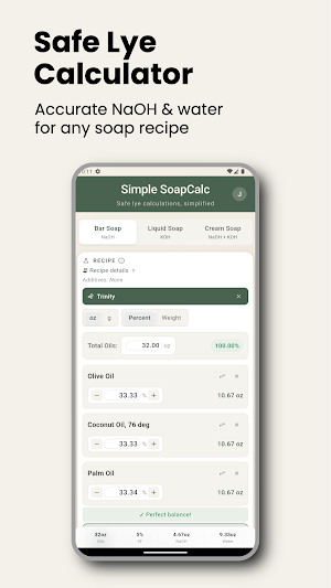 Soap Calculator – SoapCalc Screenshot 0
