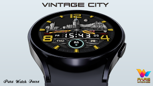 Vintage City Watch Face Screenshot 3