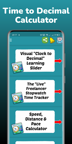 Time to Decimal Calculator Screenshot 2