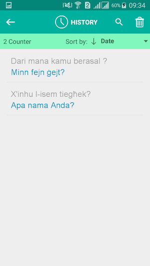 Maltese Indonesian Translator Screenshot 3