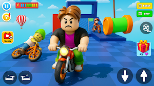 Obby Bike Parkour Challenge Screenshot 0