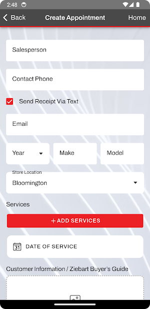 Ziebart Dealer Services Screenshot 3
