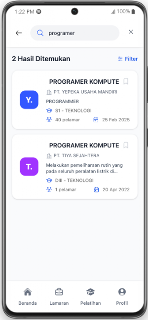 Teman Naker App Screenshot 2