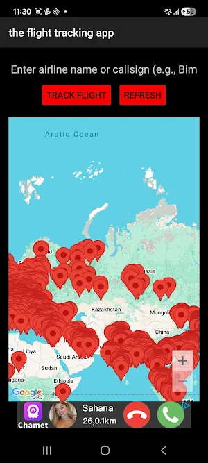 flight tracker app Screenshot 2