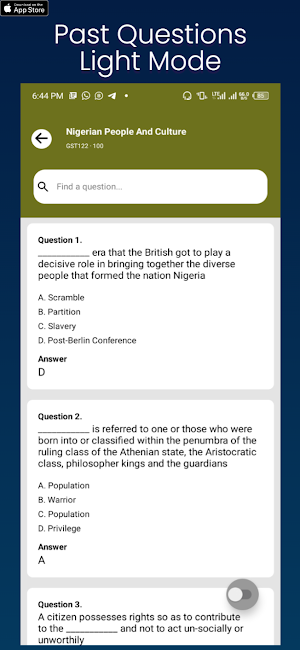 Studii: UNIBEN GST Study App Screenshot 1