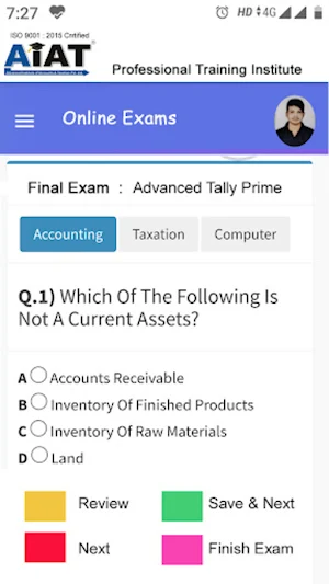 AIAT Student Screenshot 3