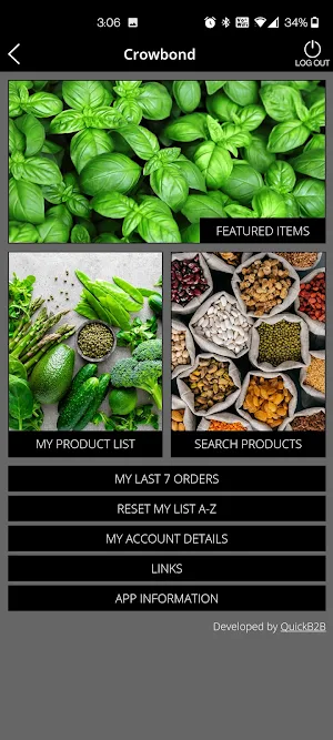 Crowbond Foodservice Screenshot 2