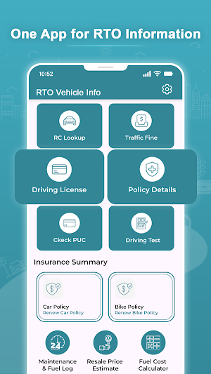 RTO All Vehicle & Challan Info Screenshot 1
