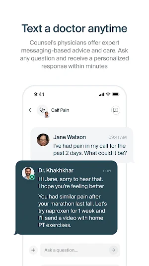 Counsel Health Screenshot 1