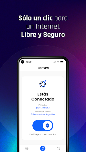 LatinVPN - Segura y confiable Screenshot 1