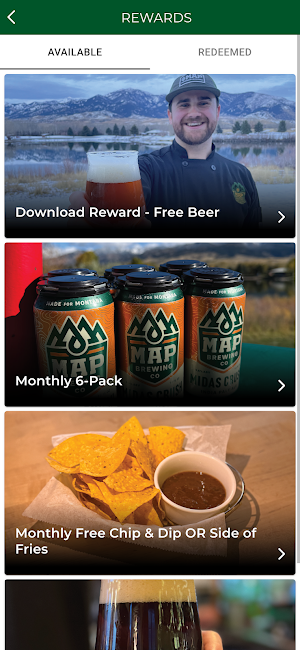 MAP Brewing Company Screenshot 2