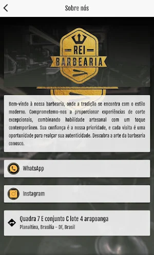 Rei Barbearia Screenshot 1