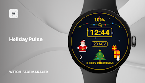 Holiday Pulse Watch Face Screenshot 0