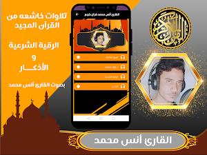 القارئ انس محمد | قران الكريم Screenshot 1
