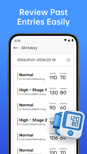 BP Recorder: Health Notes Screenshot 3
