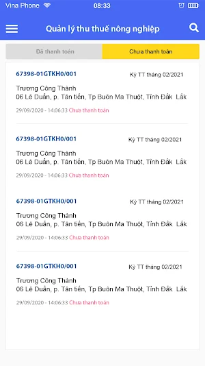 Thu thuế điện tử Screenshot 2