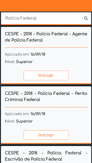 Concursos Públicos - Simulados Screenshot 0