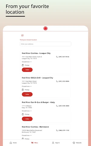 Red River Restaurants Screenshot 2