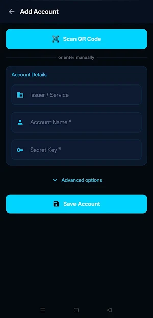 eXtreme Authenticator Screenshot 2