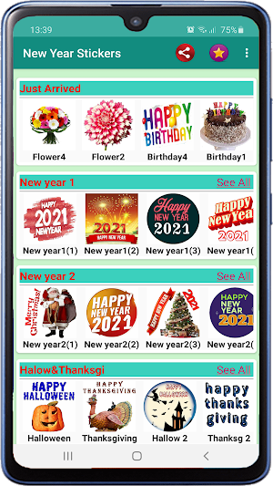 Happy New year 2021 Stickers For WAStickerApps Screenshot 0