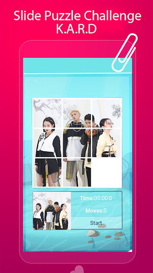 K.A.R.D Slide Puzzle Challenge Screenshot 0