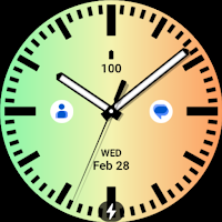 Solid Orange Tosca Watch Face