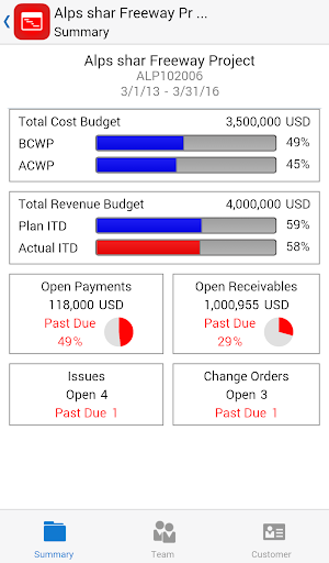 Project Manager for EBS Screenshot 1